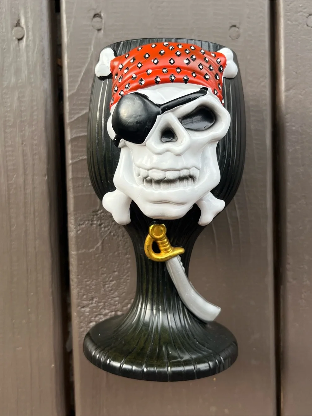 Captain Memos Pirate Cruise Skull Swords Goblet Cup Clearwater Beach Florida